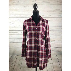 American Eagle Outfitter Plaid Tunic Sz Med EUC